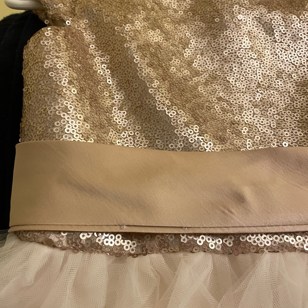 COPY - Gold girl’s dress. Perfect for flower girl!
